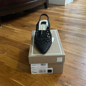 Dolce Vita Black Stella Slingback Heels